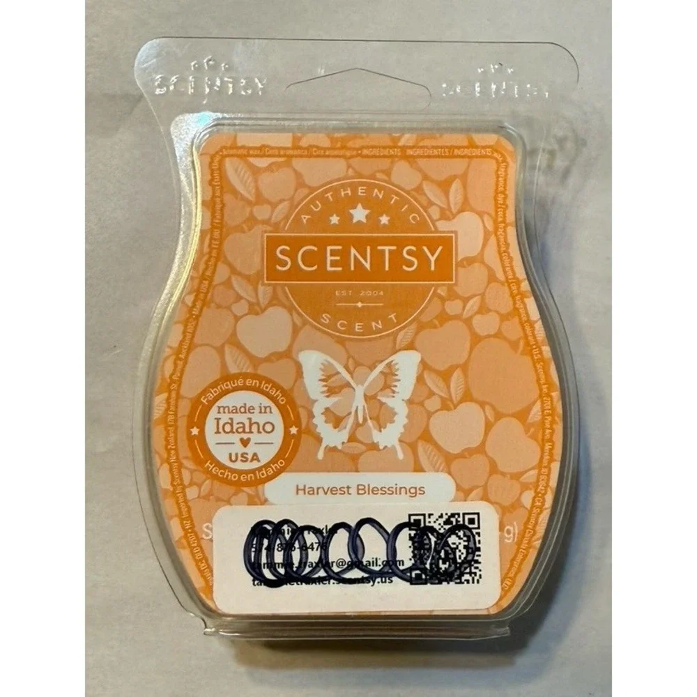 Lot Of 6 Fall Scentsy Bars Autumn‎ Pumpkin Sticky Bun Cinnamint Spiced Harvest